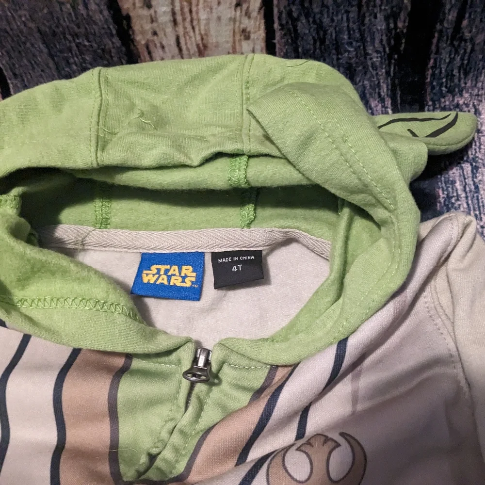 Yoda Zip Front Hoodie